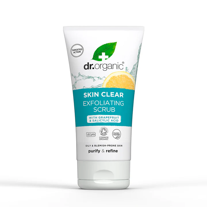 Dr. Organic Skin Clear Exfoliating Face Scrub 150ml