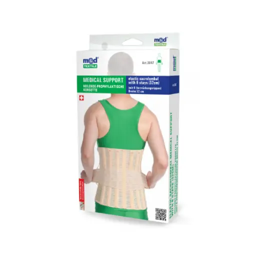 Elastic Sacrolumbar Medical Support w_6 stays