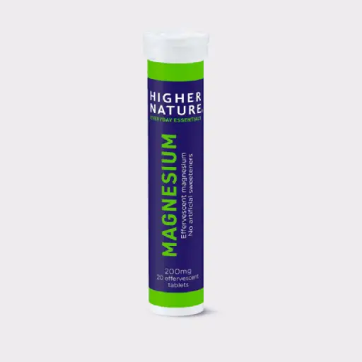 Higher Nature Magnesium Effervescent 200mg Tabs