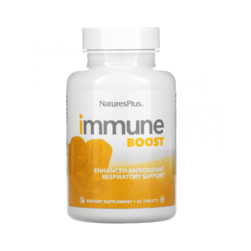 Natures Plus Immune Boost Tabs 60’s – Vitamins A, C, D3, Zinc, Selenium & NAC