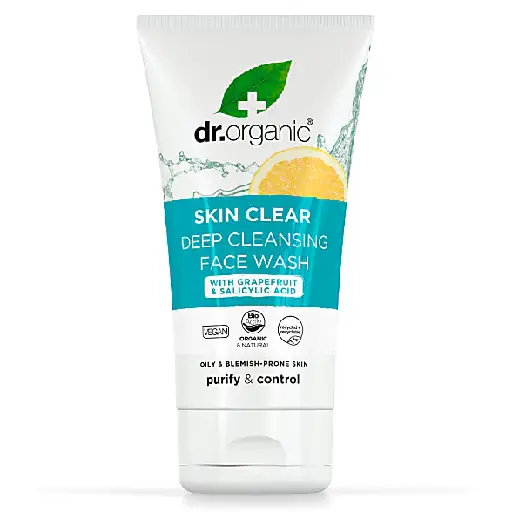 Dr Organic Skin Clear Deep Pore Face Wash 125ml