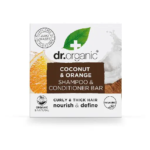 Dr. Organic Coconut & Orange Shampoo & Conditioner Bar