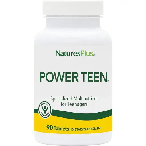 Natures Plus Source of Life - Power Teen Tabs 90's - Multivitamin for Teenagers