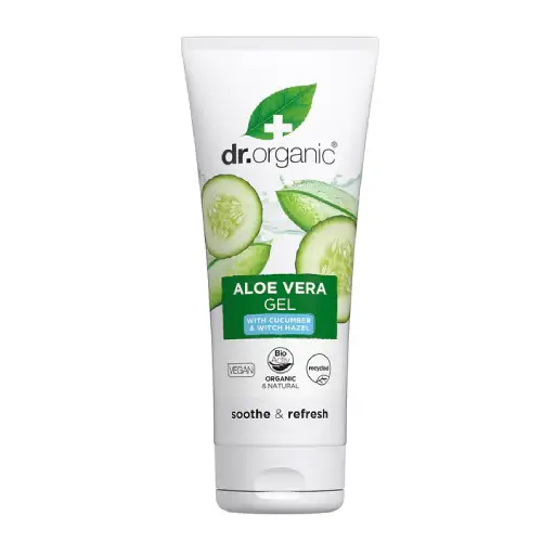 Dr. Organic Aloe Vera Gel with Cucumber/Witchazel 200ml