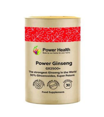 Power Health Power Ginseng GX 2500+ 30’s – Super Potent Korean Ginseng Extract 30% Ginsenonides